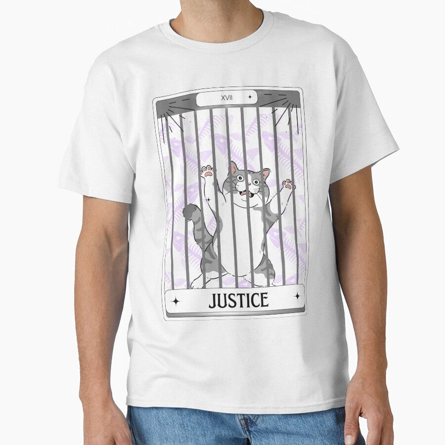 Tarot Card Tabby Cat Justice by BettySpicer