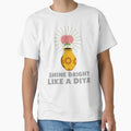 Shine Bright Like a Diya by Redlimetshirts