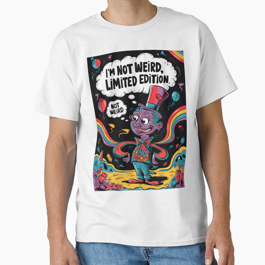 Funny Guy With The Quote I'm Not Weird, Limited Edition by TheArtOfPat