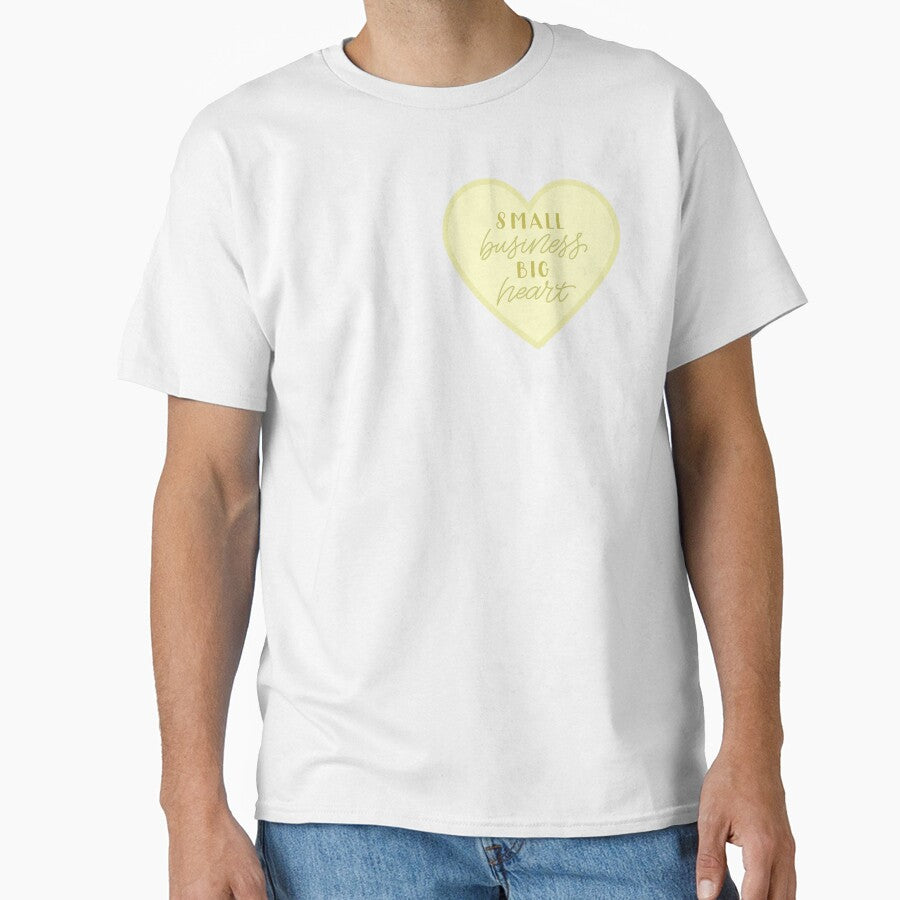 small business, big heart in yellow by prismatic paper co