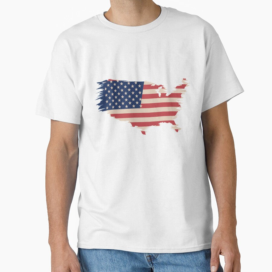USA flag vintage by Brontorino
