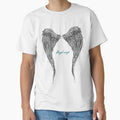 Hand Drawn Ornate Angel Wings by JTS STORE