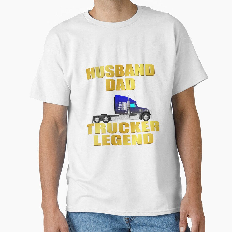 Husband dad trucker legends by hcarts