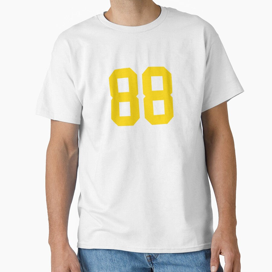 Bold Yellow Sport Number 88 by NECHSTORE