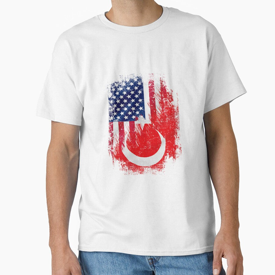 Vintage Turkey American With Flag Cool by BundlerVq