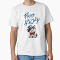 Happy Fourth of July Cute Kitten Cat Patriotic by CarpanaBay