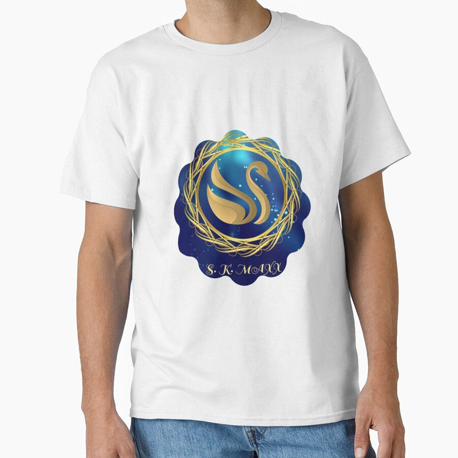 Golden  swan ornament flower by SKMAXX