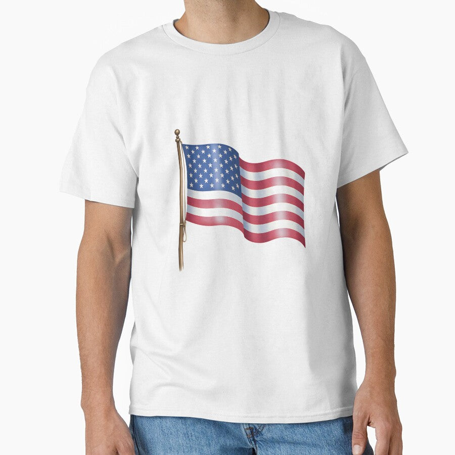 Retro Patriotic Flag – American Pride Artwork by artedigital99