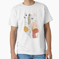 line art minimalist graphic classic tshirt by anandsiva2703