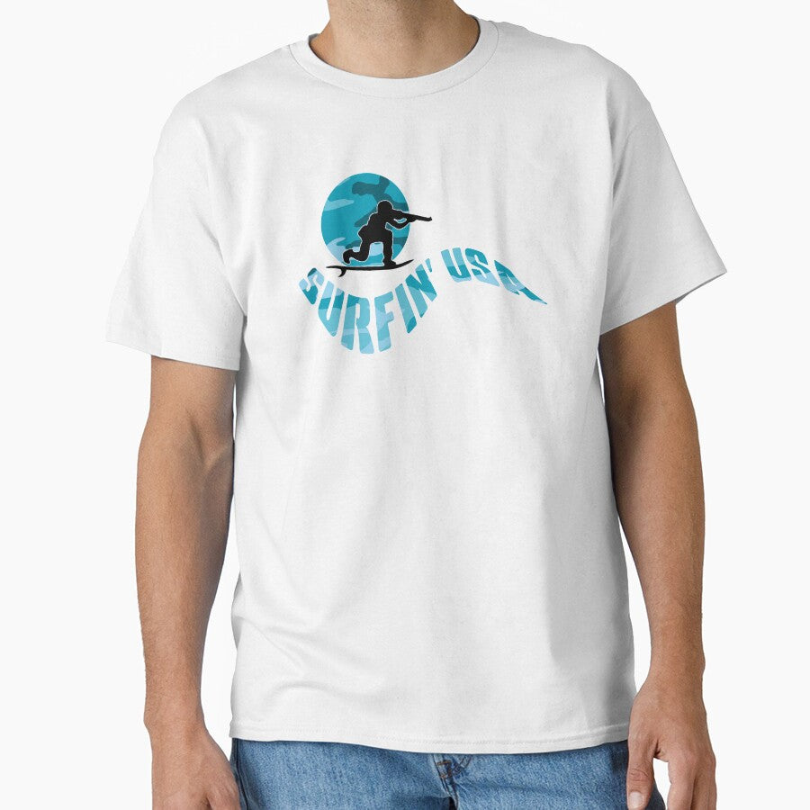 SURFIN' USA - CAMOUFLAGE. BLUE. by 5hertz