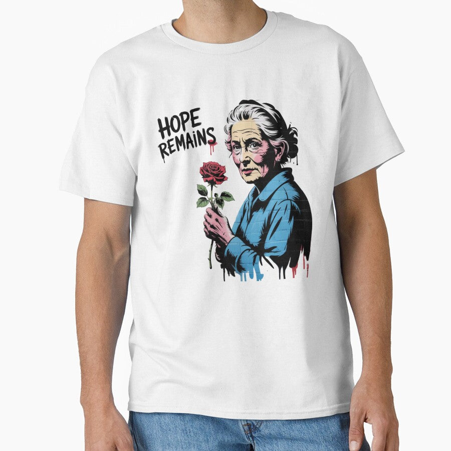 Banksy Style Graffiti - Hope remains by 123ks