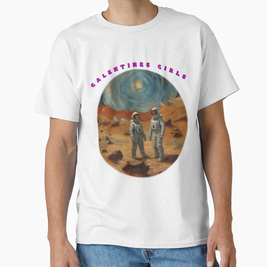 Van Gogh Style Spacewomen galentines girls thinking of galentines day gifts by sailorsam1805
