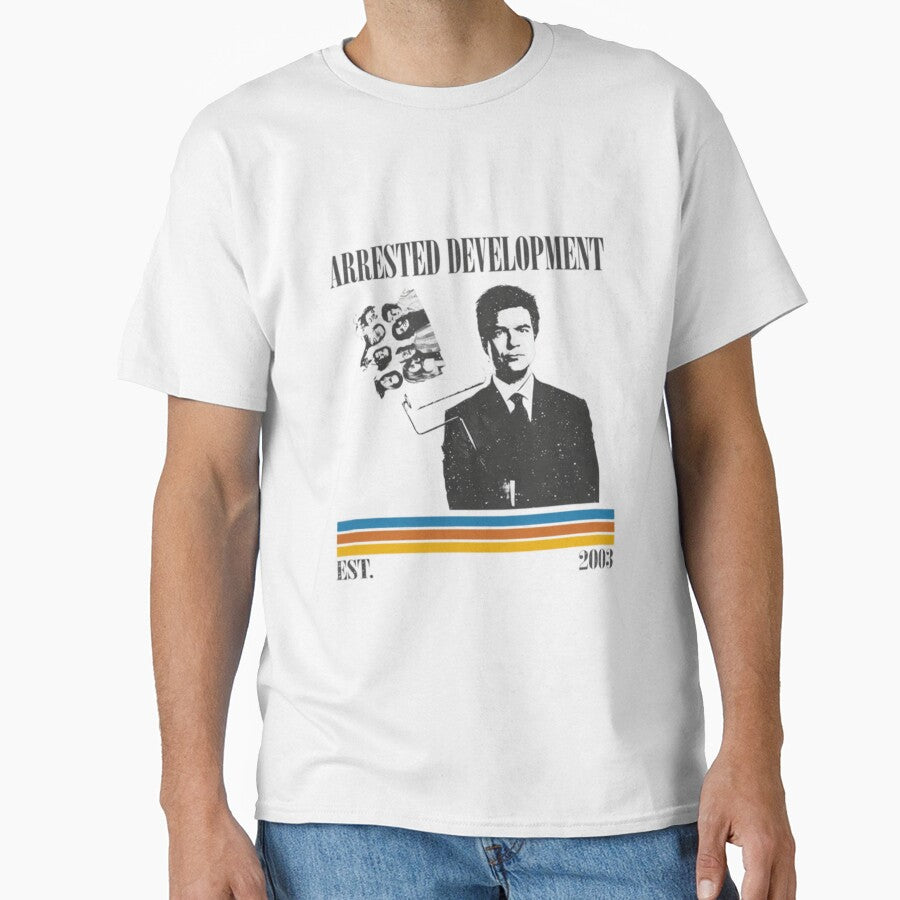 Arrested Development Black White Classic Portrait Style Shirt by MarkChristop