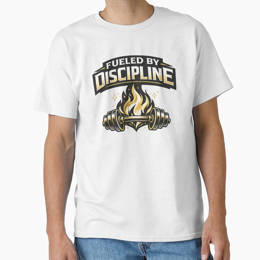 Fueled by Discipline Premium Athletic T-Shirt by edman765