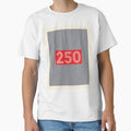 Striped 250 Number Pattern Bold Optical Illusion by chattsuede