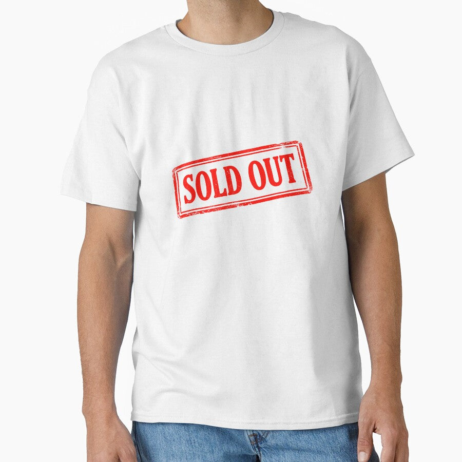 Sold Out Red Stamp by VibeWear2026