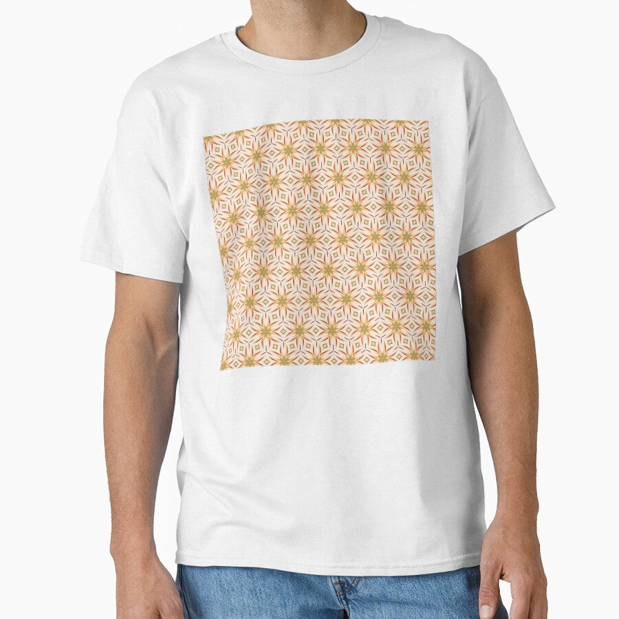 Mustard Mosaic Pattern by antevasinart
