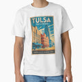 Tulsa Vintage Travel Poster by TravelerRat