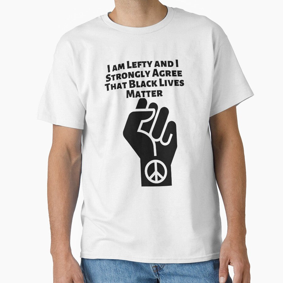 Left-handed people supporting support black lives by PaperDreamPod