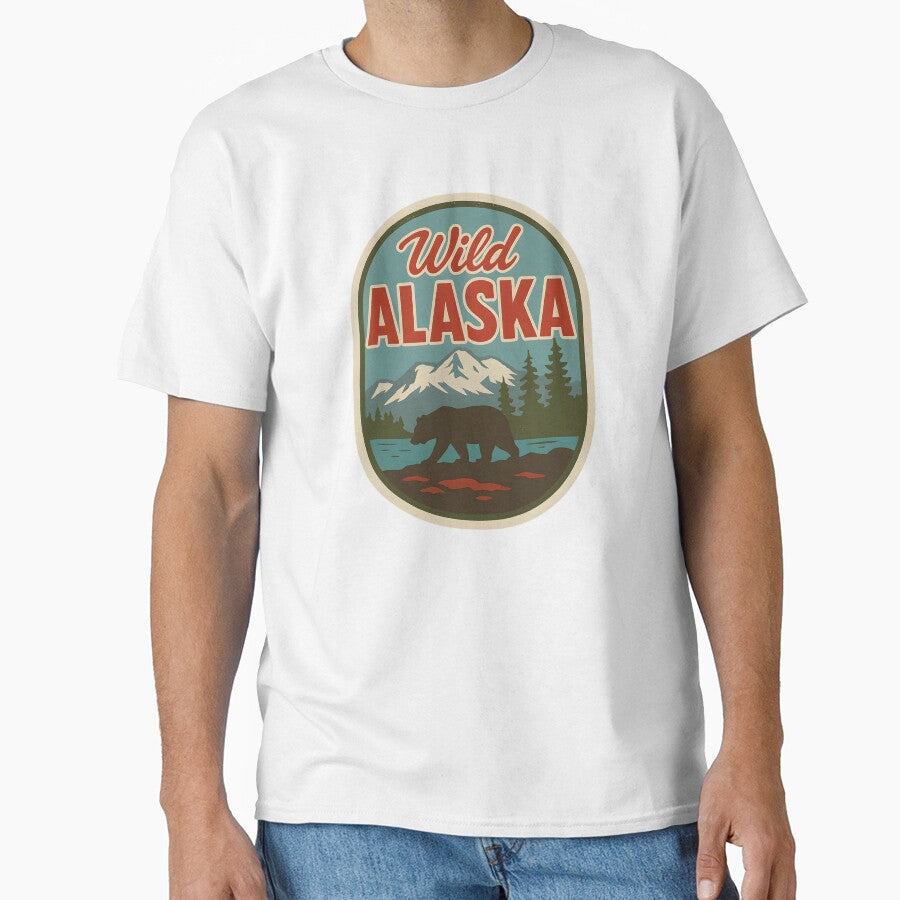 Wild Alaska vintage decal travel by LoveLabDesign