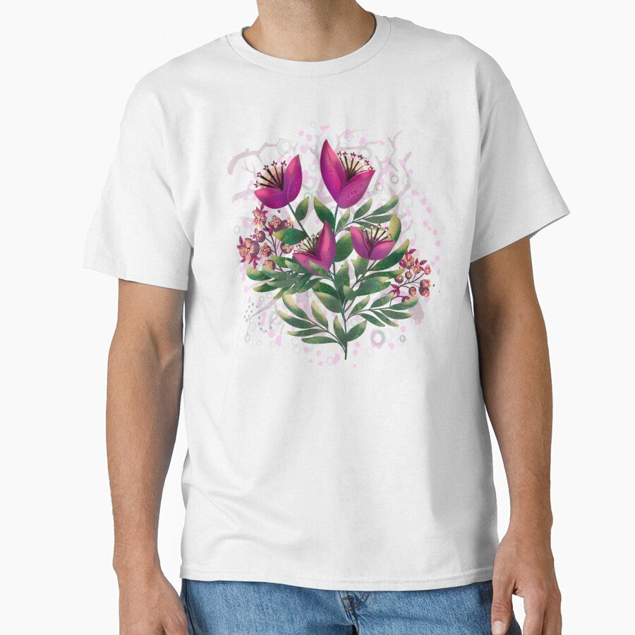 Summer Pink Floral by Almanzart