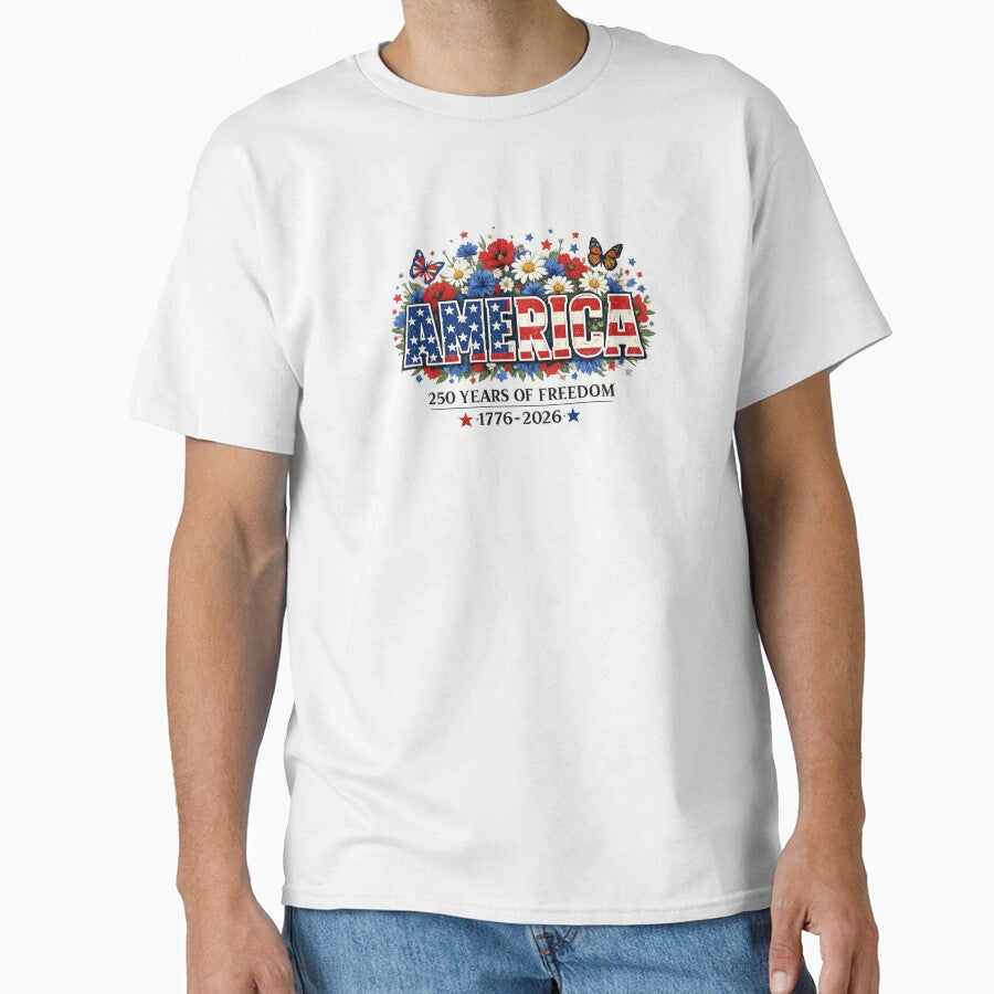 America 250 Years of Freedom Patriotic Design by NovaCraft30