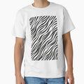Elegant Zebra Animal Print Transparent Background by annenambiro