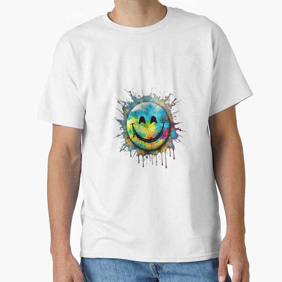 Splashy 1970 Tie Dye Smiley by WilderMinds