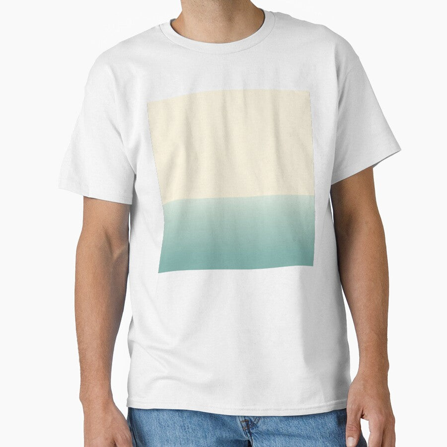 Minimalist Ocean Horizon Gradient Art Print by EllDAV777