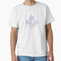 Hand-drawn Crossing Lines Pattern – Lilac by RoguePatterns