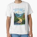 23 Minnesota Travel Poster by Lucy Goosy Art