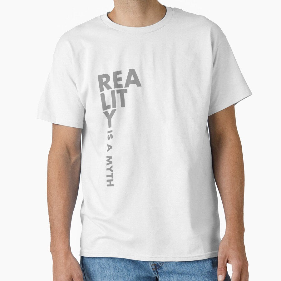 Reality is a Myth - Bold Grey Typography by RedCaterpillar