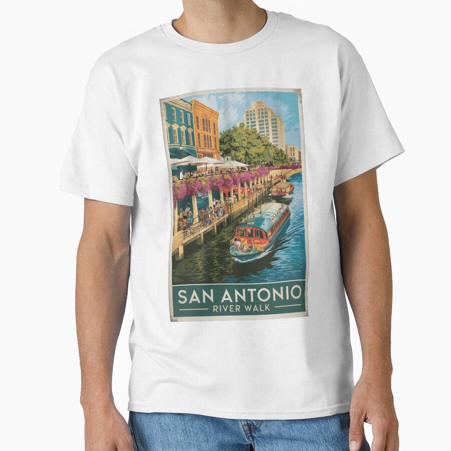 San Antonio Vintage Travel Poster by TravelerRat
