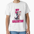 Roses and Soft Super Cute kitten on Galentines day and Galentines party, gift idea for Galentines day by sailorsam1805