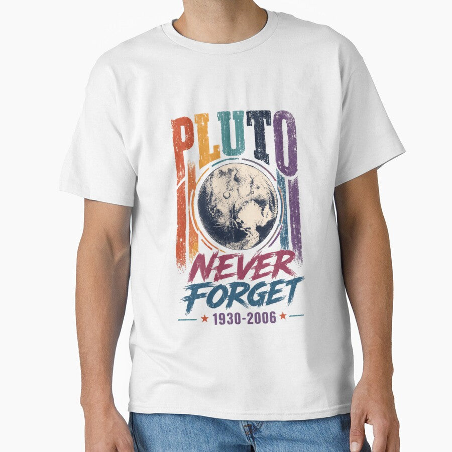 Pluto Never Forget 1930-2006 Planet Astronomy Space Science Lover by SkeletonsDanger