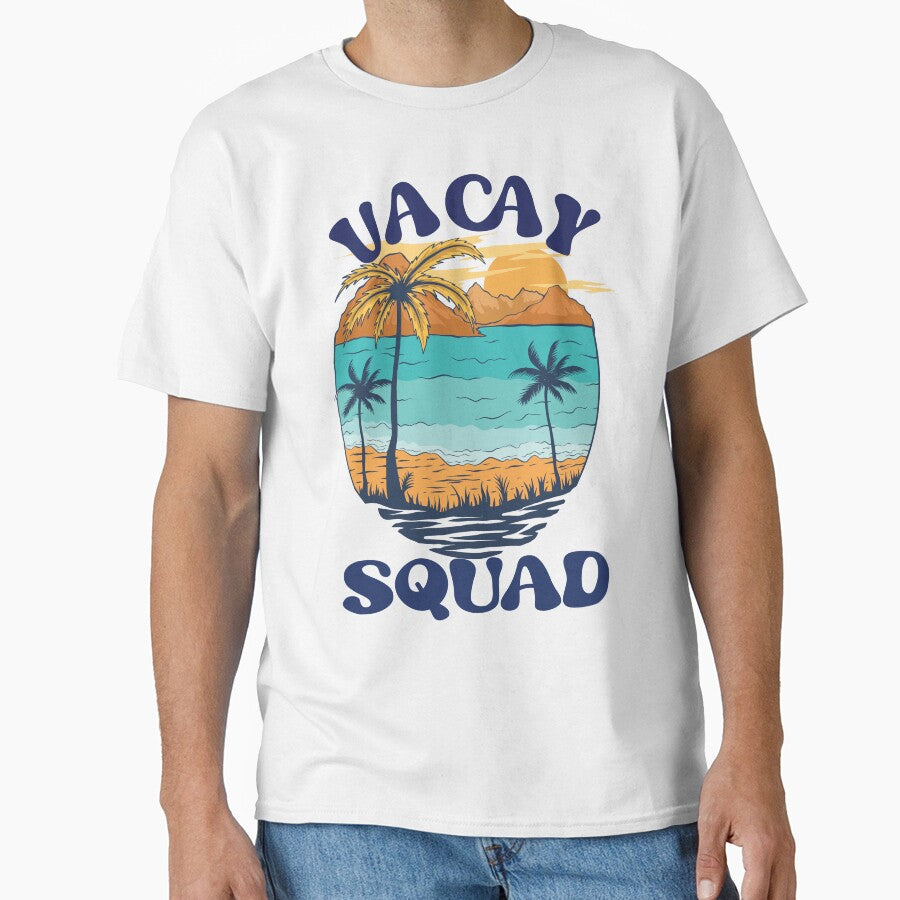 Vacay Squad Cool Beach Lover Funny Vacation Gift by SharpThreadZ