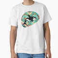 Retro Art Deco Orca – Geometric Mosaic Ocean Dream by FIREDesignsPOD