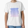 Pink and purple gradient line pattern by Pattrenonly