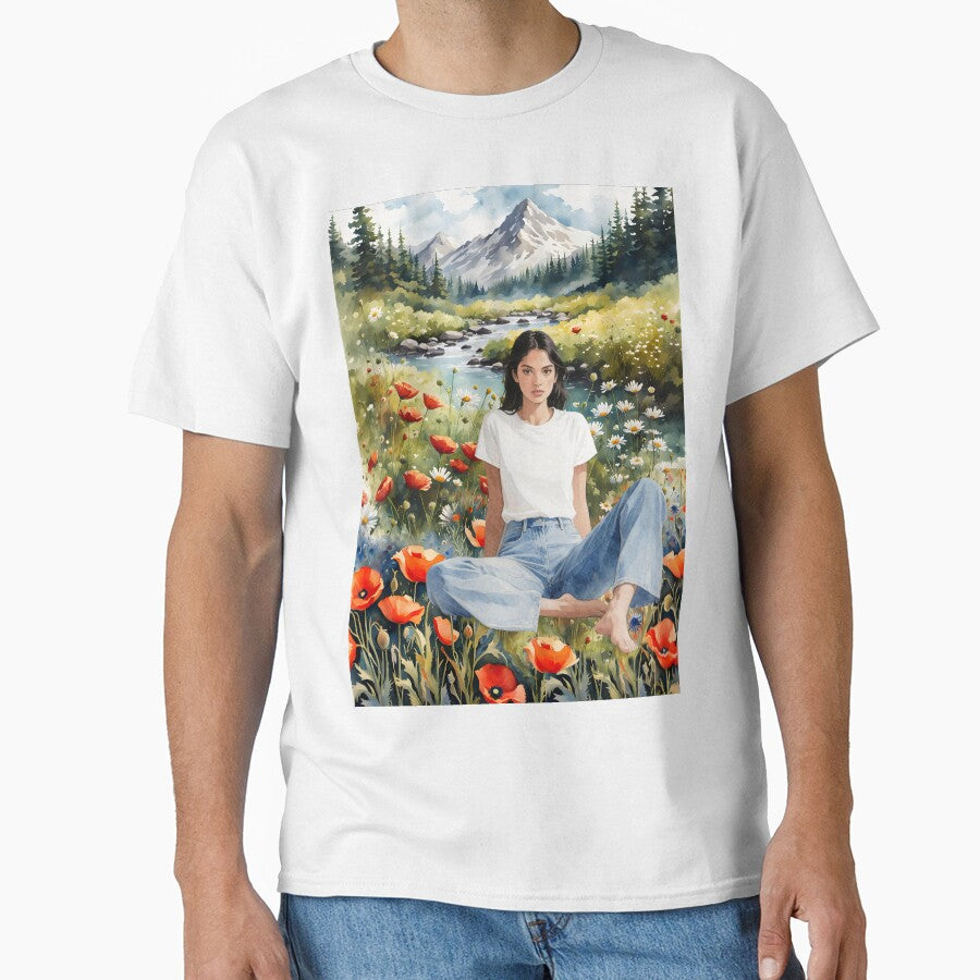 ENJOYING THE FLOWER FIELD by Tammera