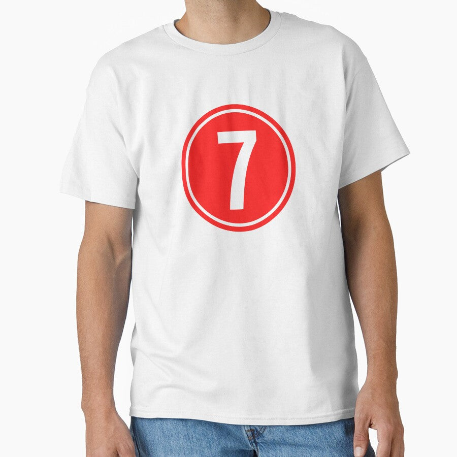 Big Red Dot Number 7 by NECHSTORE