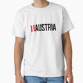 Austria Country Flag - Minimal Design collection by randomorder