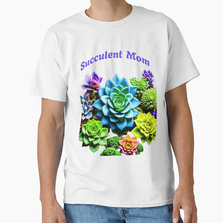 Succulent Mom Design for Plant Lovers by AnalajiaDesigns