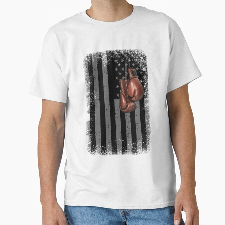 American Flag Boxing Gloves Vintage by TheWildStyle