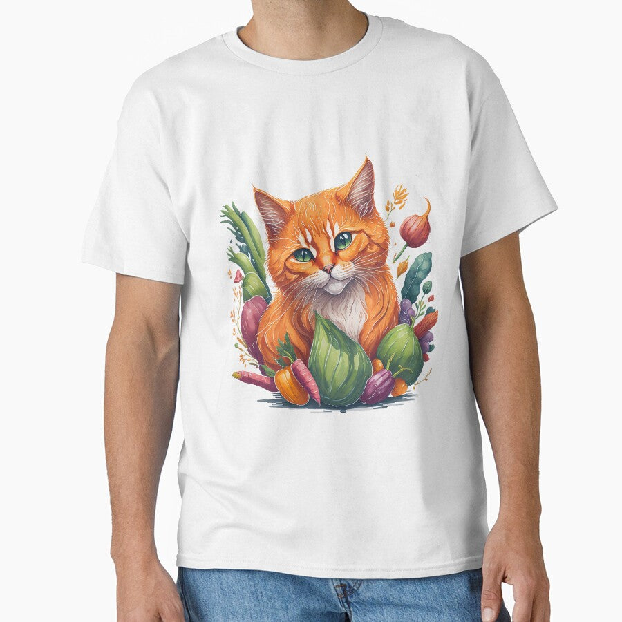 Vegan Paws Orange Cat by OmStyleStudio