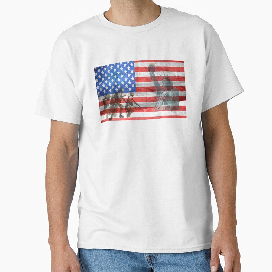 Military Patriotic Soldiers US Flag Design by tshirtfever