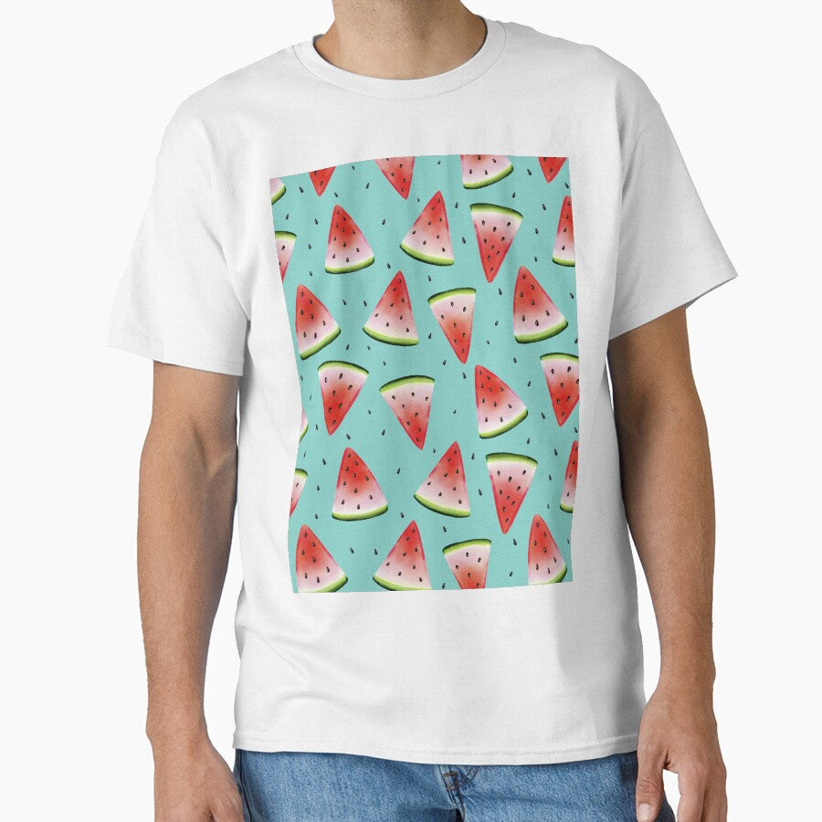 Melon dance: summer patterns and melon sticker set by Sandra Brezina
