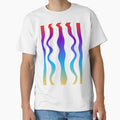 Red, blue and yellow gradient line by Pattrenonly