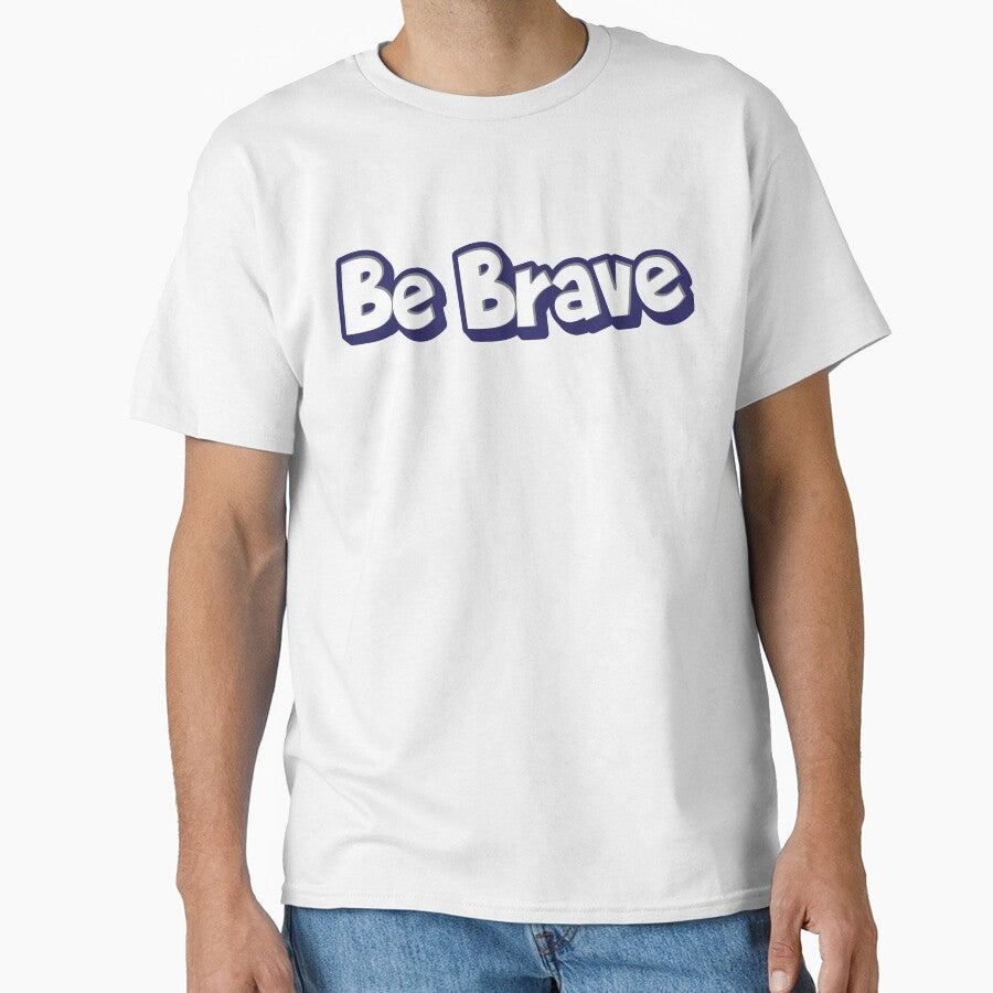 Be Brave text sicker by Sticktle