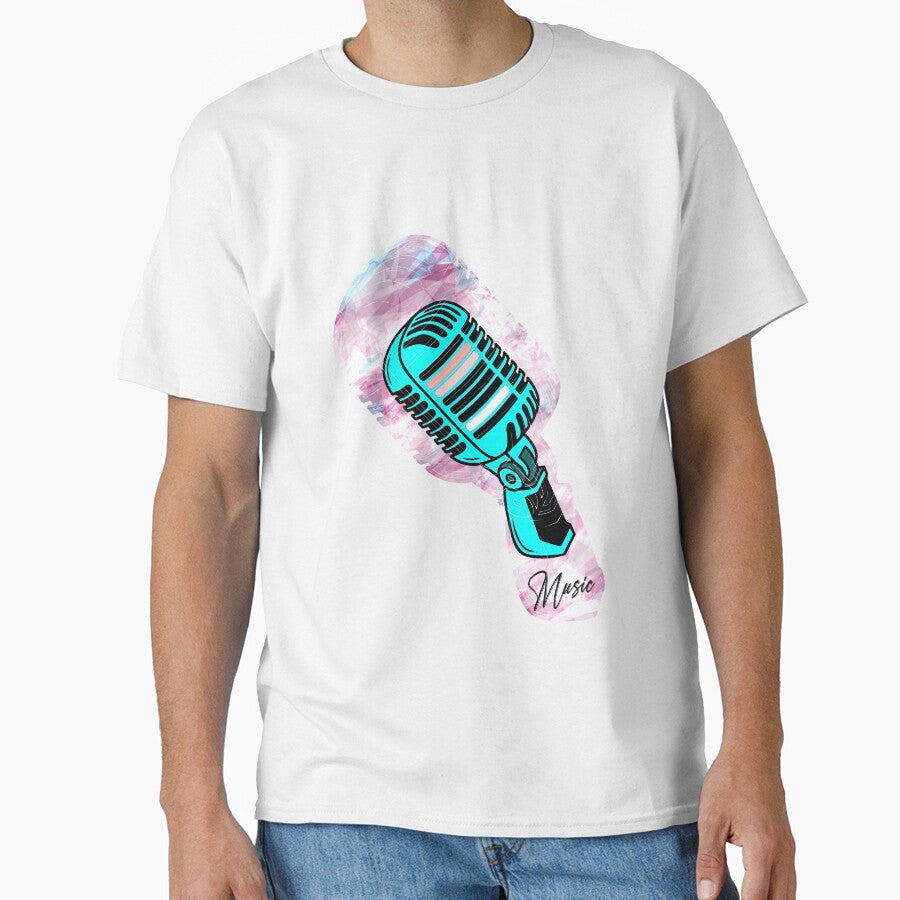 Hand Drawn Microphone Podcast Host  Vocalist by Imakeyouhappy