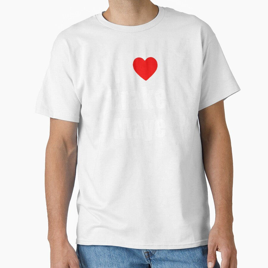 I Love Drake Maye Shirt – Fan Support Tee – Heart Design by URGlden